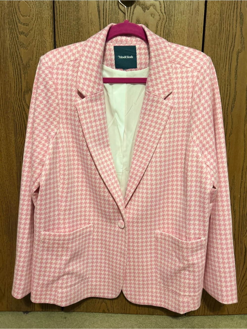 ModCloth-Keep It Classic Blazer in Pink